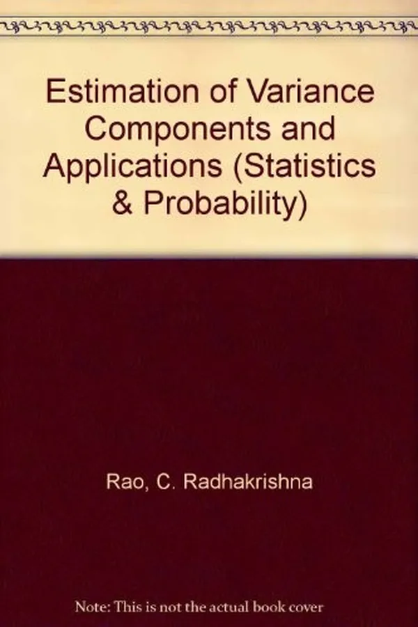 Capa de Estimation of variance components and applications
