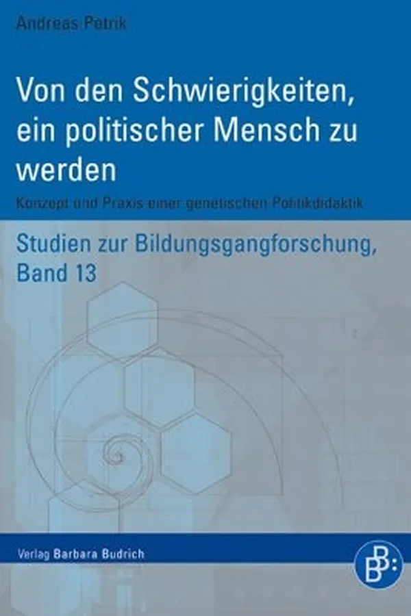 Capa de Von den Schwierigkeiten, ein politischer Mensch zu werden