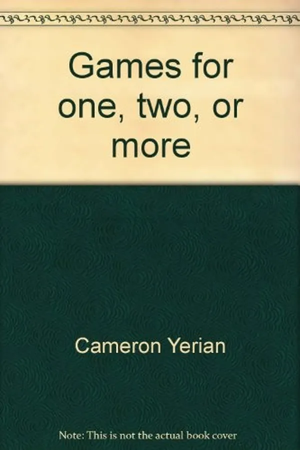 Capa de Games for one, two, or more