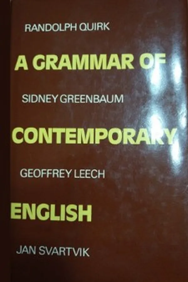 Capa de A Grammar of contemporary English