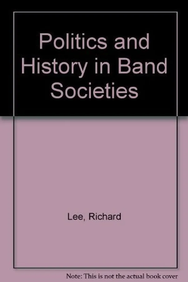 Capa de Politics and history in band societies