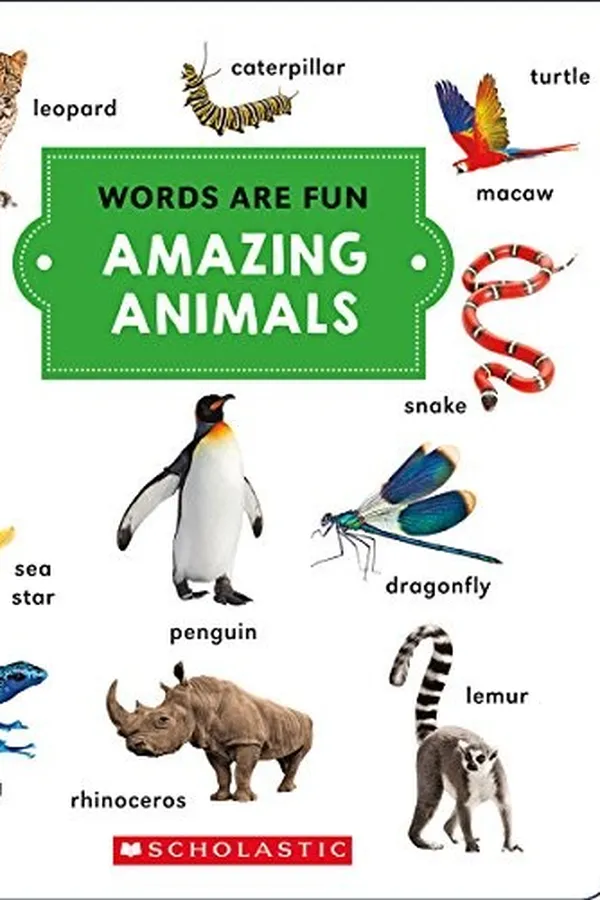 Capa de Amazing Animals (Words Are Fun)
