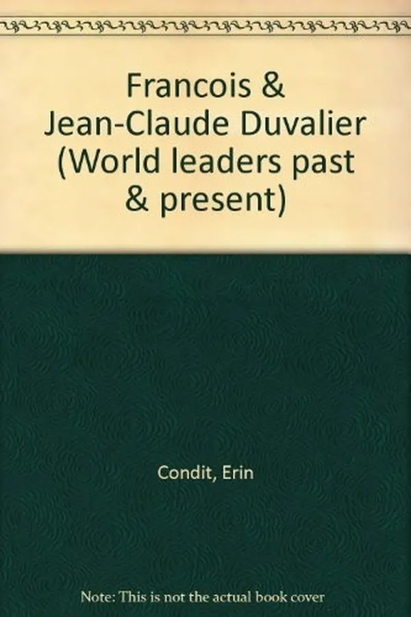 Capa de François & Jean-Claude Duvalier