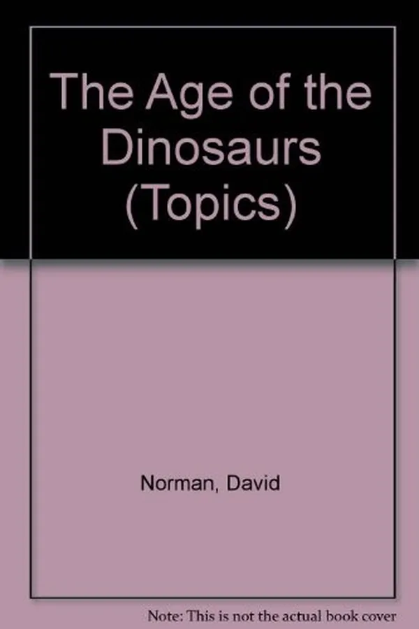 Capa de The age of the dinosaurs