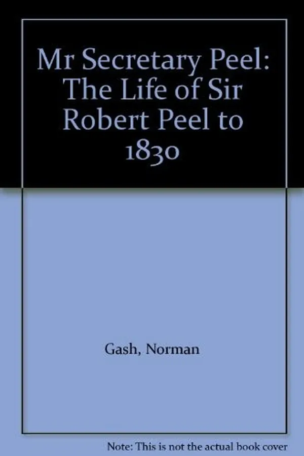 Capa de Mr. Secretary Peel