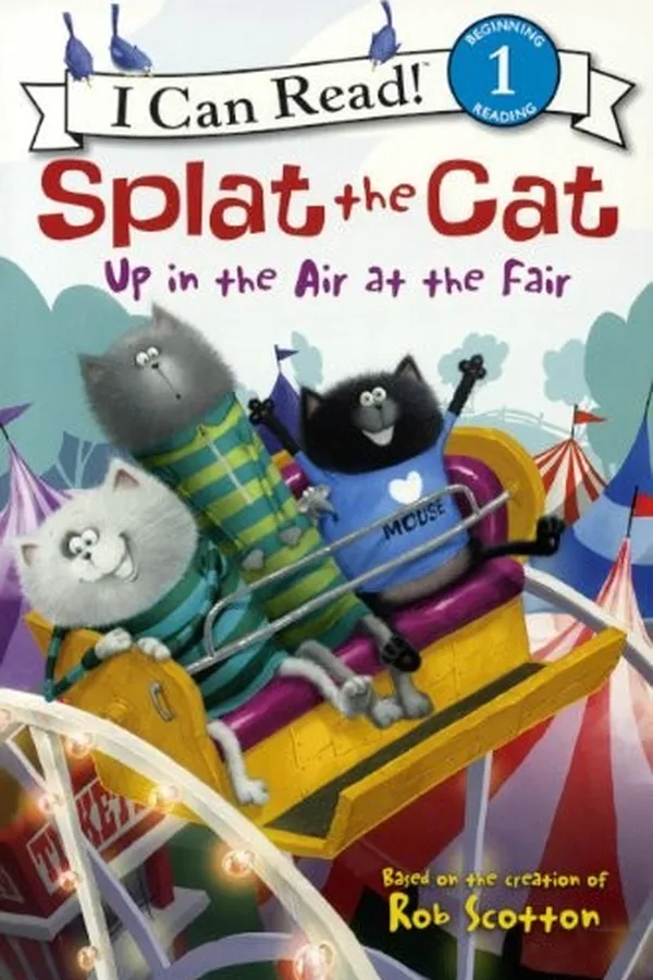 Capa de Up In The Air At The Fair (Turtleback School & Library Binding Edition) (Splat the Cat: I Can Read, Level 1)