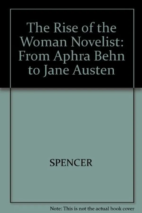 Capa de The rise of the woman novelist