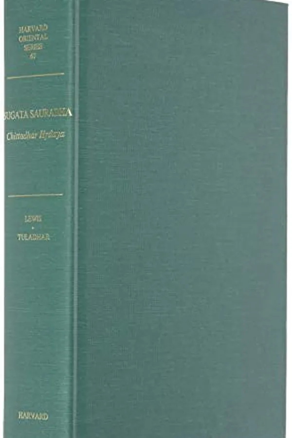 Capa de Sugata Saurabha: An Epic Poem from Nepal on the Life of the Buddha (Harvard Oriental Series)