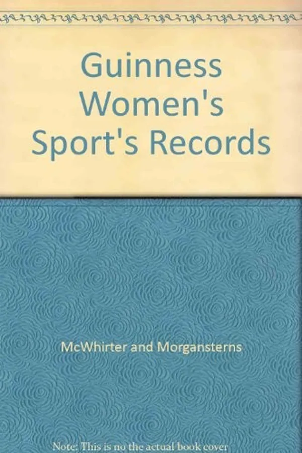 Capa de Guinness book of women's sports records
