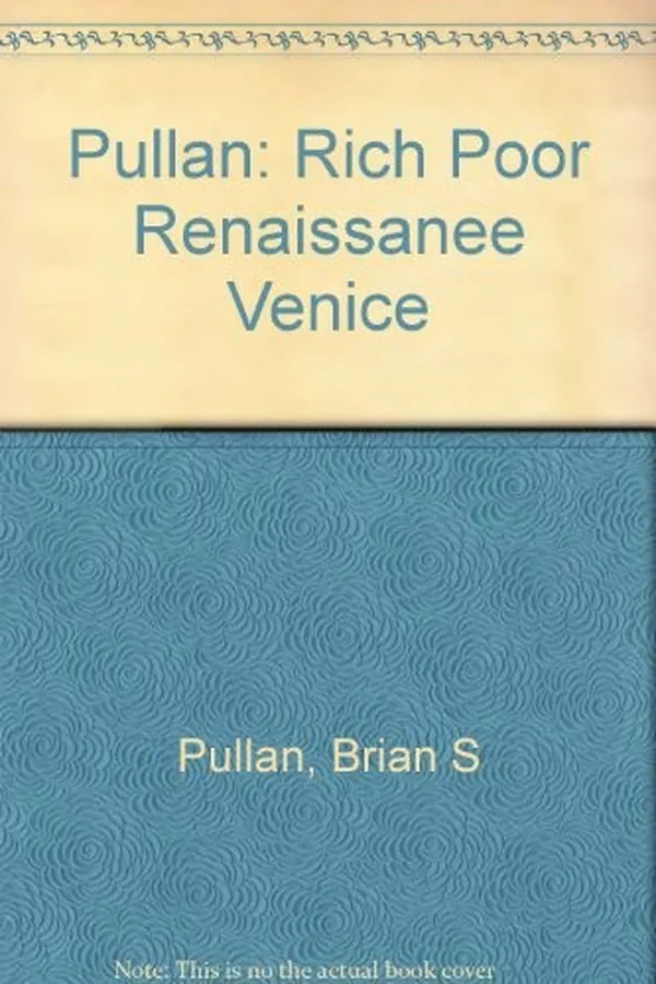Capa de Rich and poor in renaissance Venice
