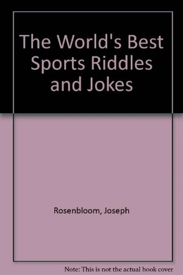 Capa de The world's best sports riddles and jokes