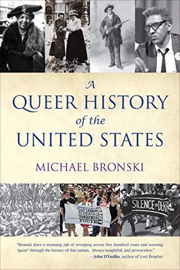 Capa de A queer history of the United States