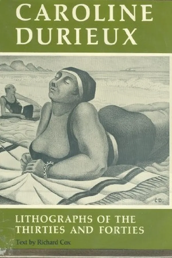 Capa de Caroline Durieux, lithographs of the thirties and forties