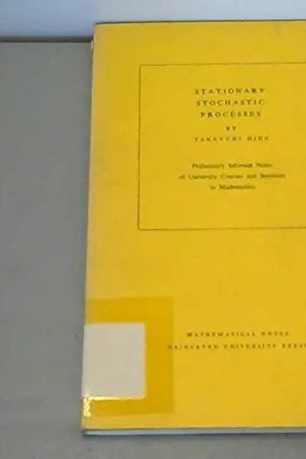 Capa de Stationary stochastic processes