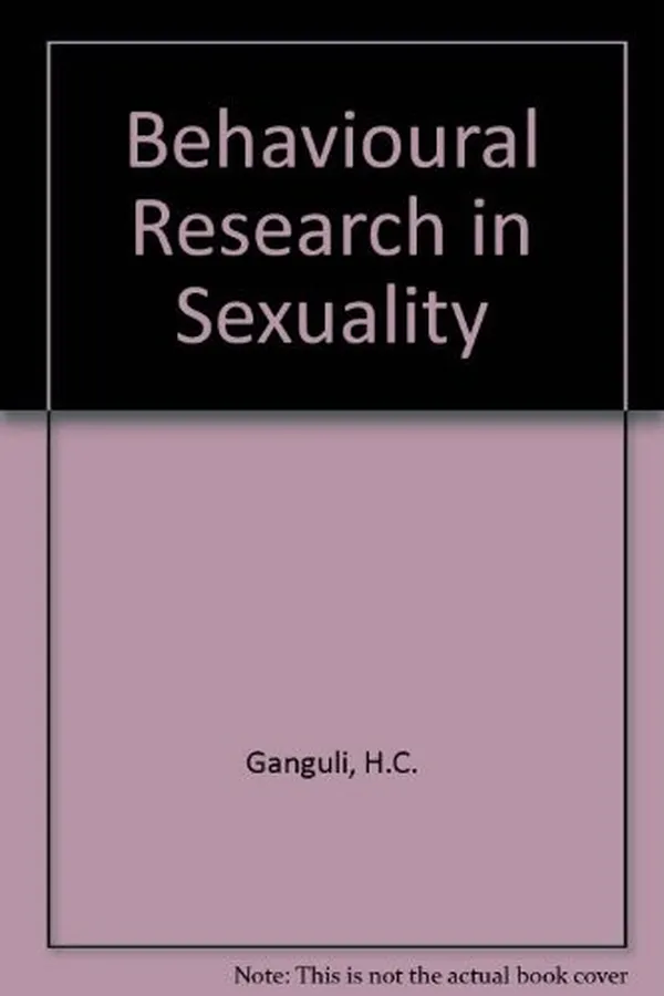 Capa de Behavioural research in sexuality