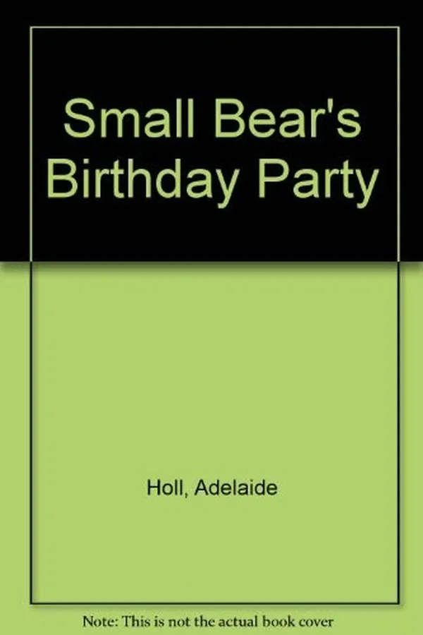 Capa de Small Bear's birthday party