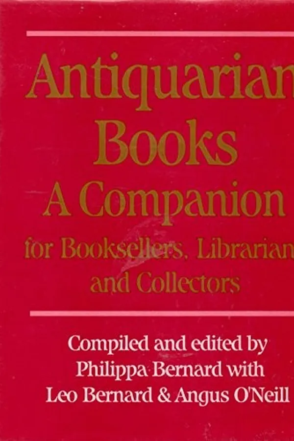 Capa de Antiquarian books