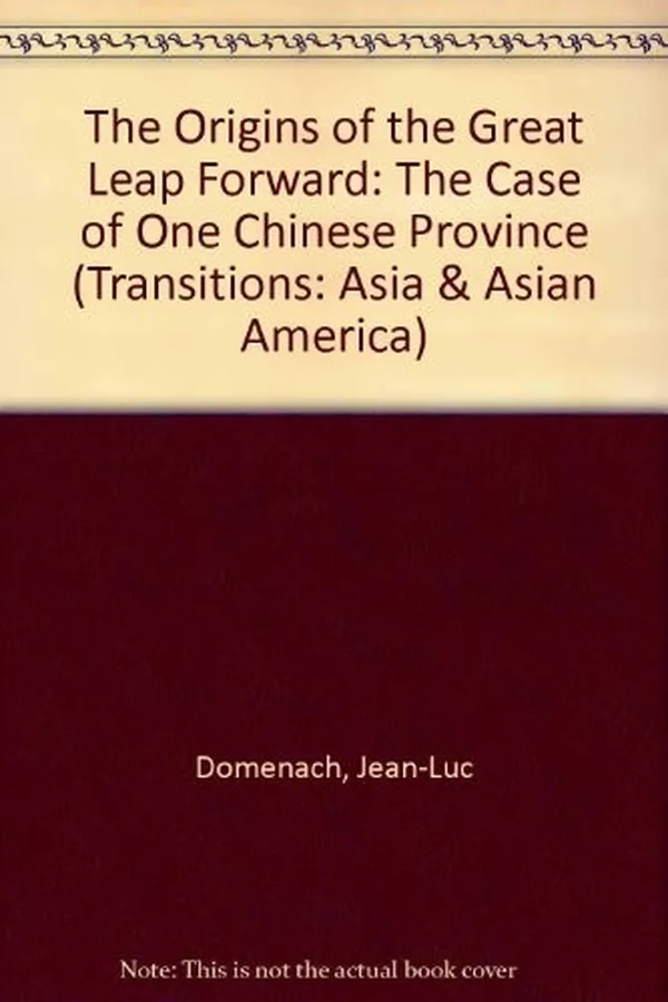 Capa de The origins of the great leap forward