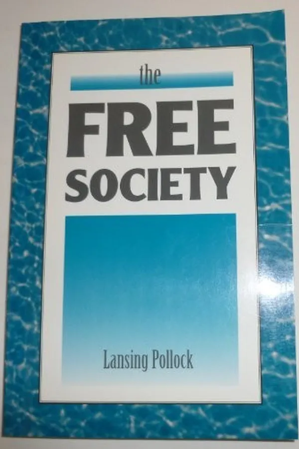 Capa de The free society