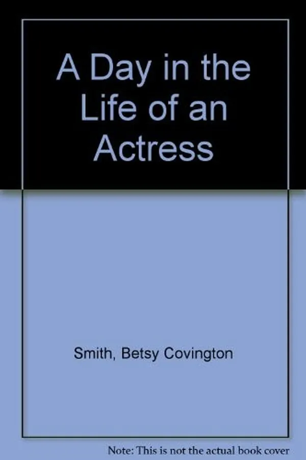 Capa de A day in the life of an actress