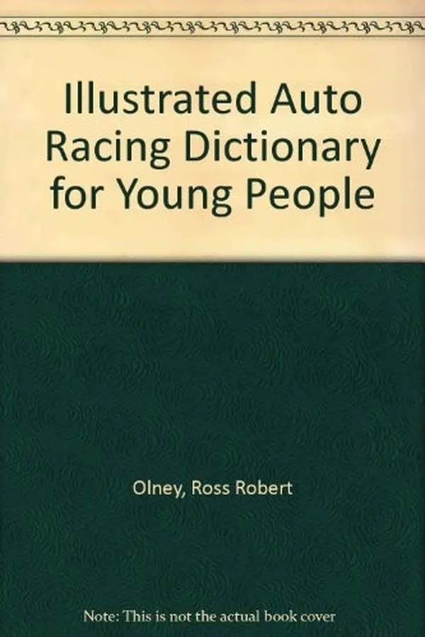 Capa de Illustrated auto racing dictionary for young people