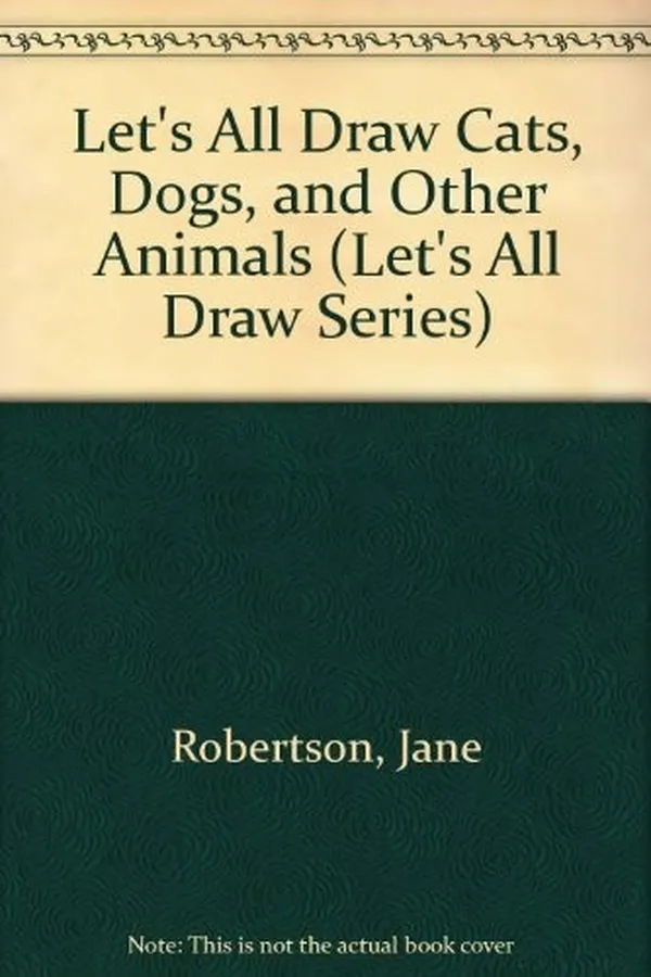 Capa de Let's all draw cats, dogs, and other animals