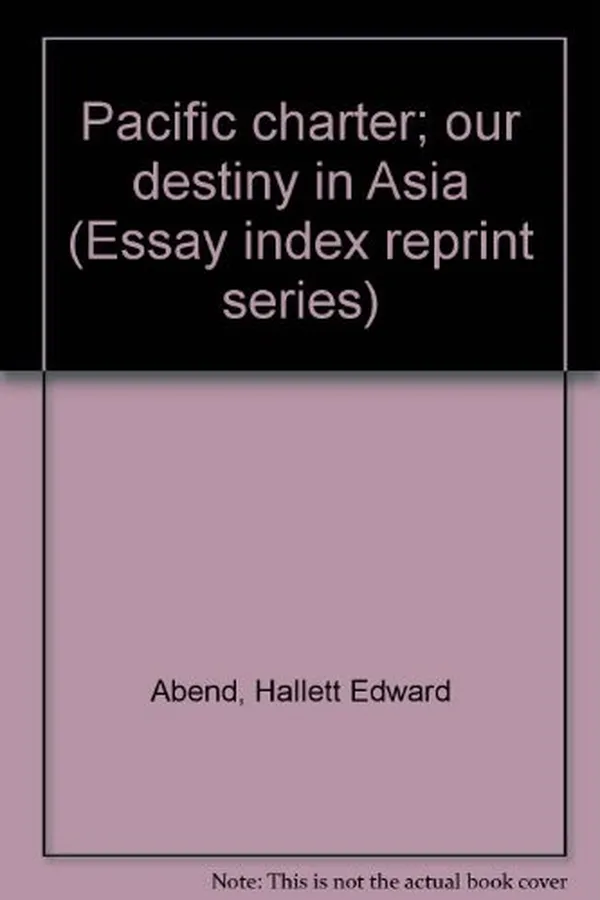Capa de Pacific charter; our destiny in Asia