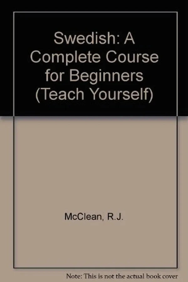 Capa de Teach yourself Swedish