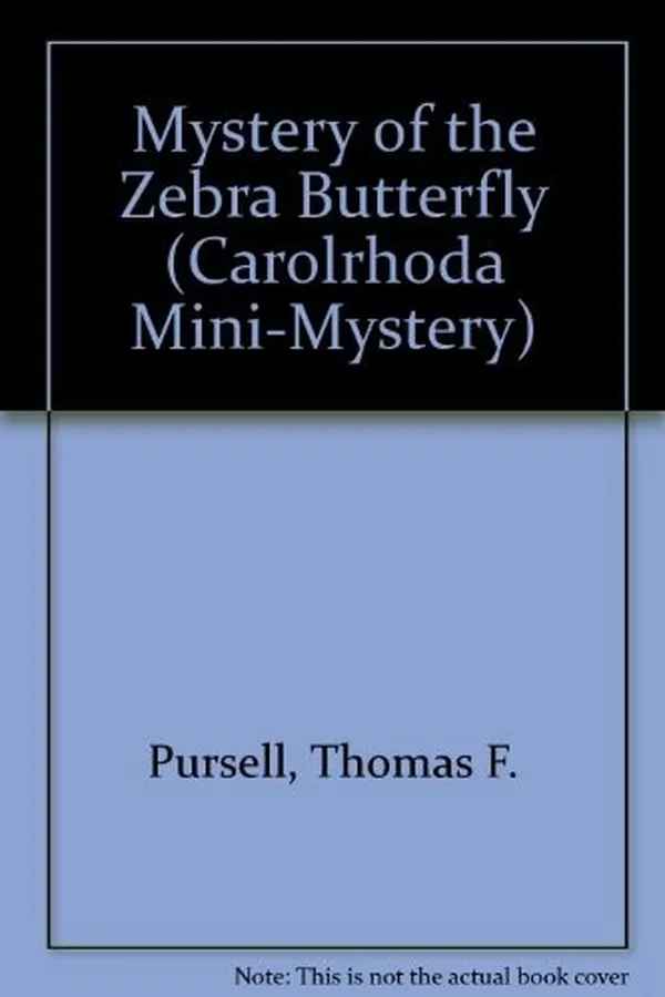 Capa de The mystery of the zebra butterfly