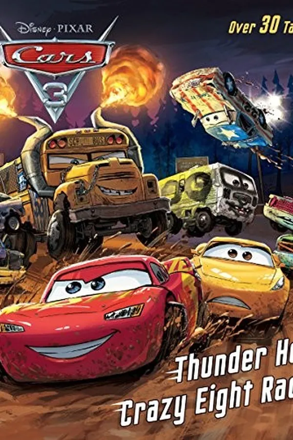 Capa de Thunder Hollow Crazy Eight Racers! (Disney/Pixar Cars 3) (Pictureback(R))