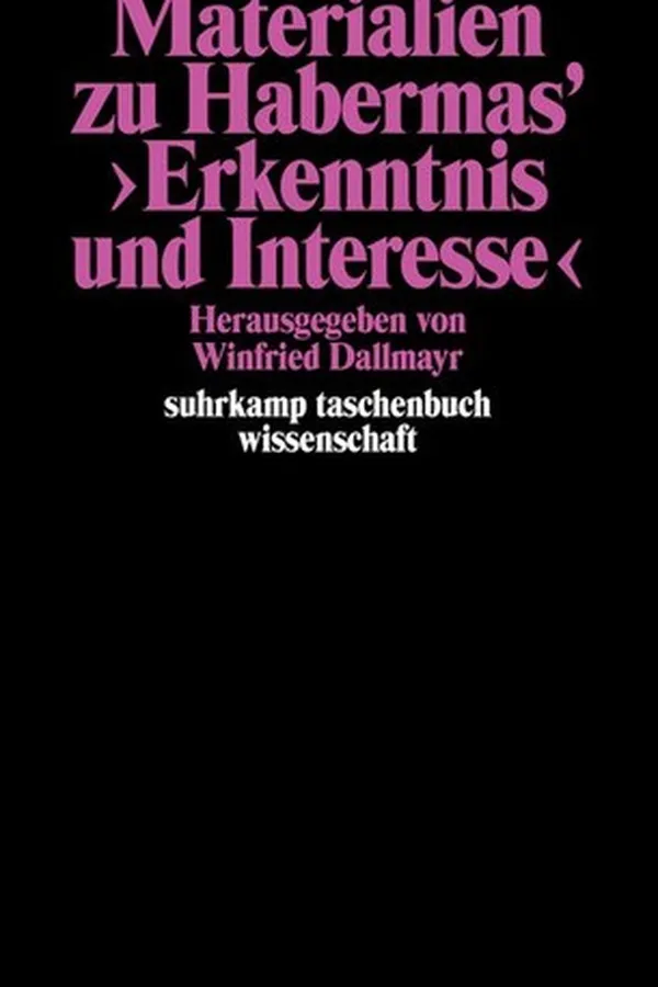 Capa de Materialien zu Habermas’ „Erkenntnis und Interesse“