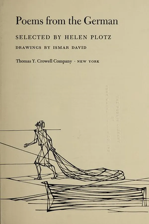 Capa de Poems from the German