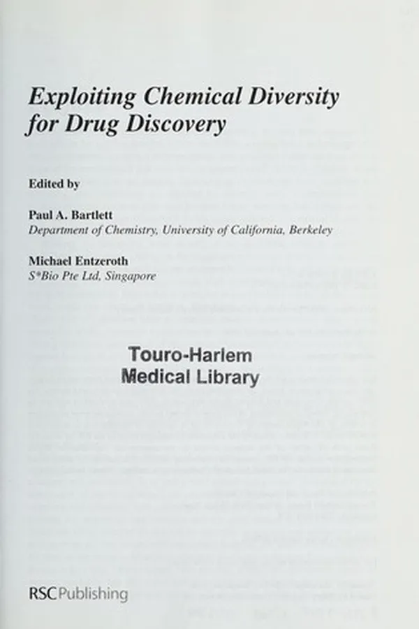 Capa de Exploiting chemical diversity for drug discovery