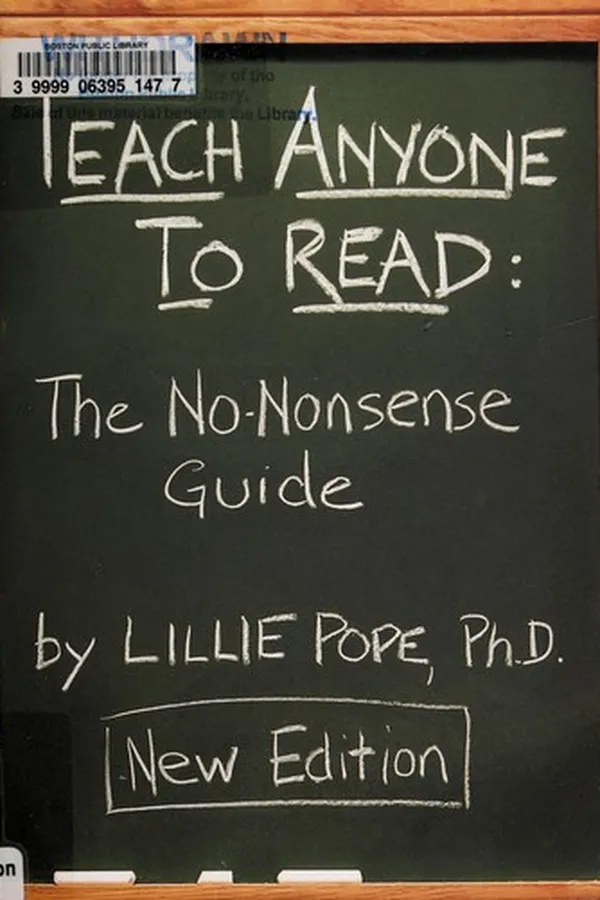 Capa de Teach Anyone to Read