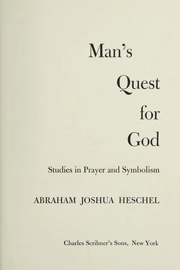 Capa de Man's quest for God