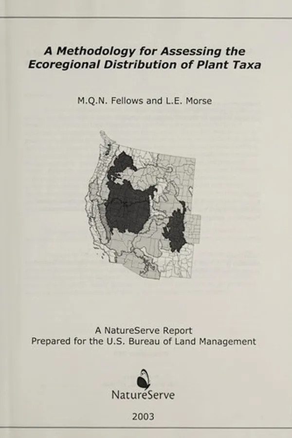 Capa de A methodology for assessing the ecoregional distribution of plant taxa