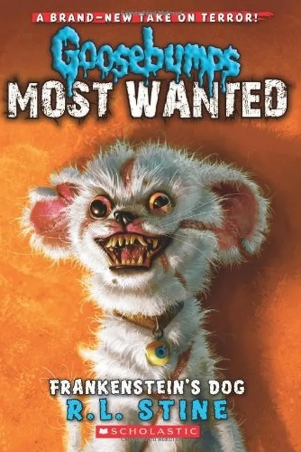 Capa de Goosebumps Most Wanted - Frankenstein's Dog
