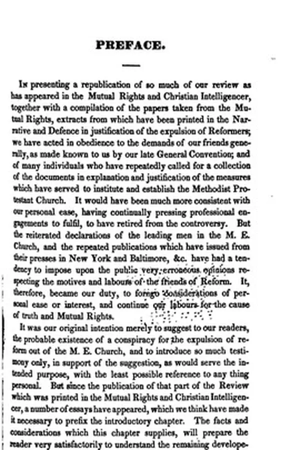 Capa de An Exposition of the Late Controversy in the Methodist Episcopal Church: Of the True Objects of ...