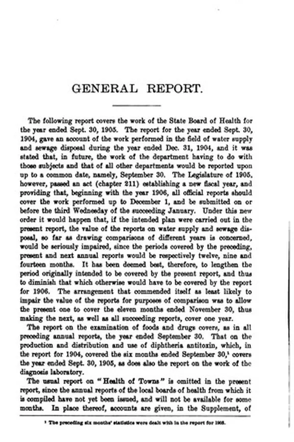 Capa de Annual report of the State Board of Health of Massachusetts. 1875