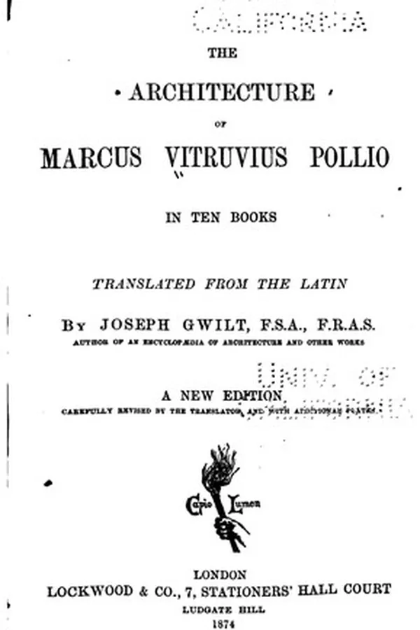 Capa de The Architecture of Marcus Vitruvius Pollio: In Ten Books