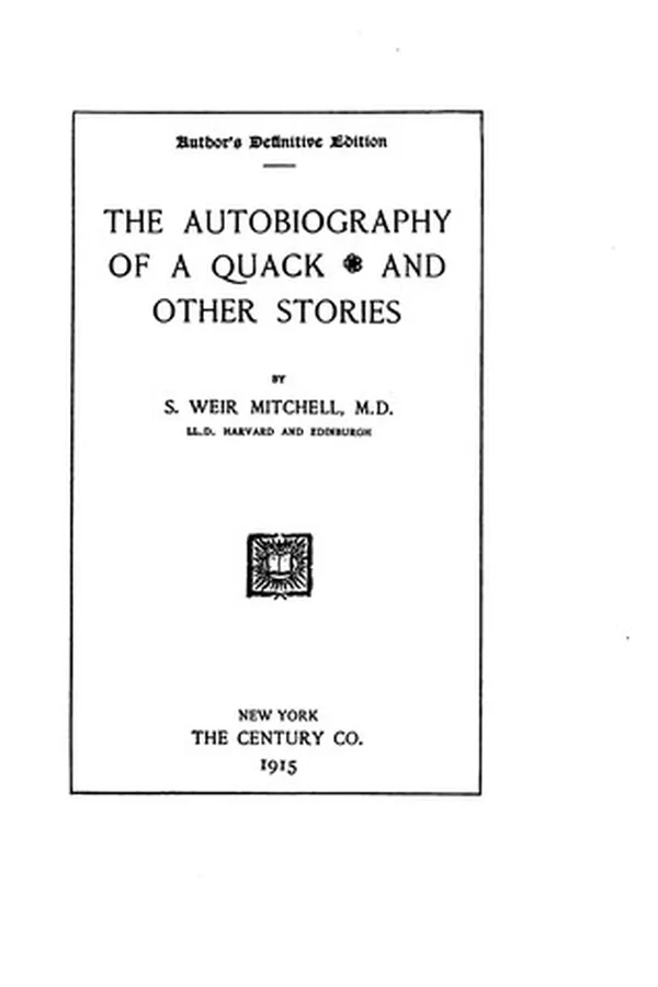 Capa de The Autobiography of a Quack and Other Stories