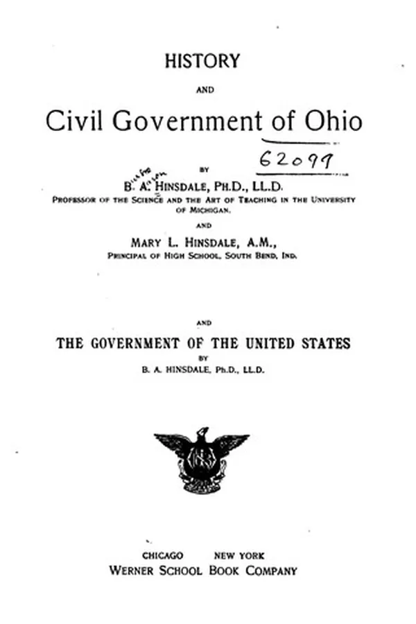 Capa de History and Civil Government of Ohio