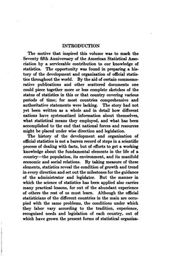 Capa de The History of Statistics: Their Development and Progress in Many Countries ...
