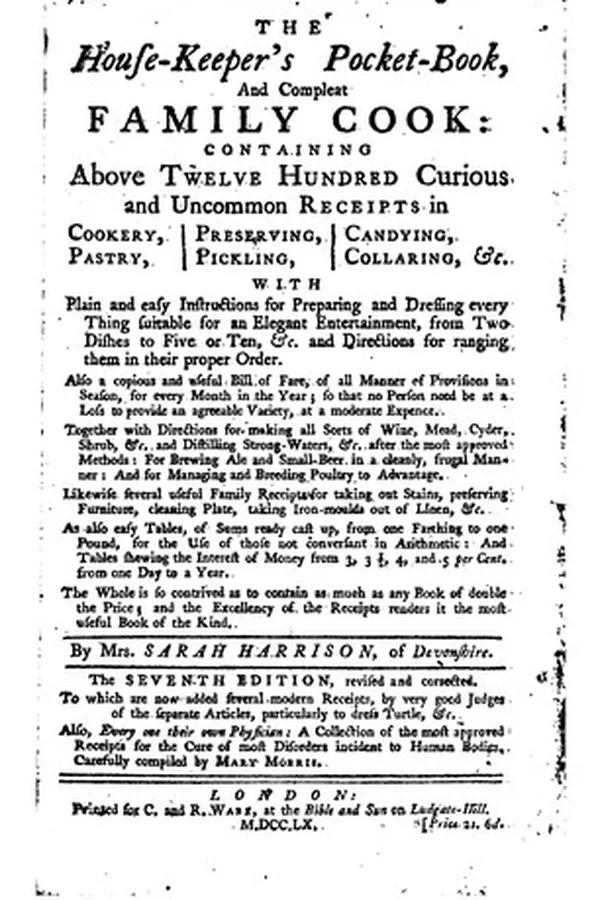 Capa de The House-keeper's Pocket-book, and Compleat Family Cook: Containing Above ...