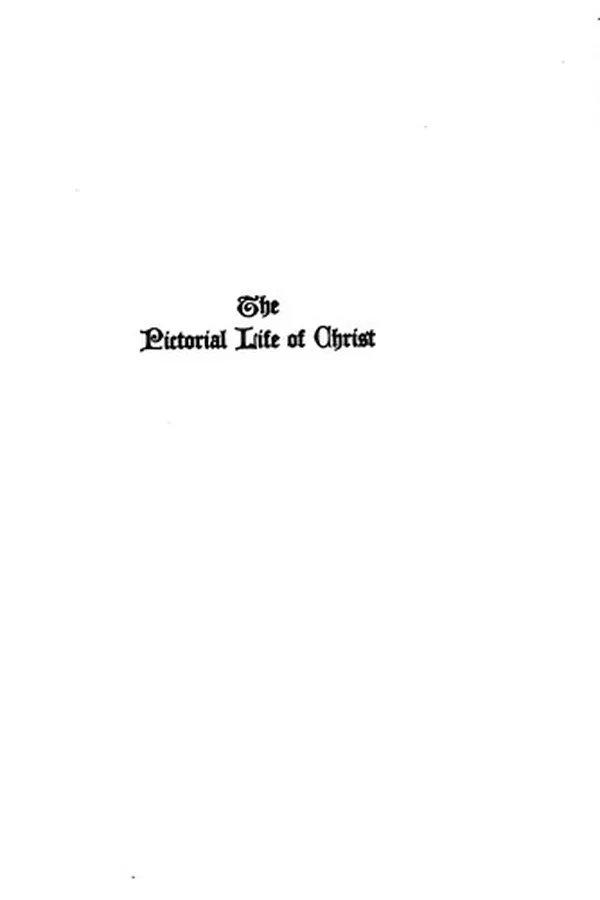 Capa de The Pictorial Life of Christ