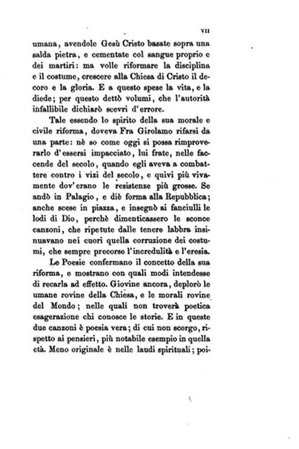 Capa de Poesie Di Fra Girolamo Savonarola: Tratte Dall'autografo