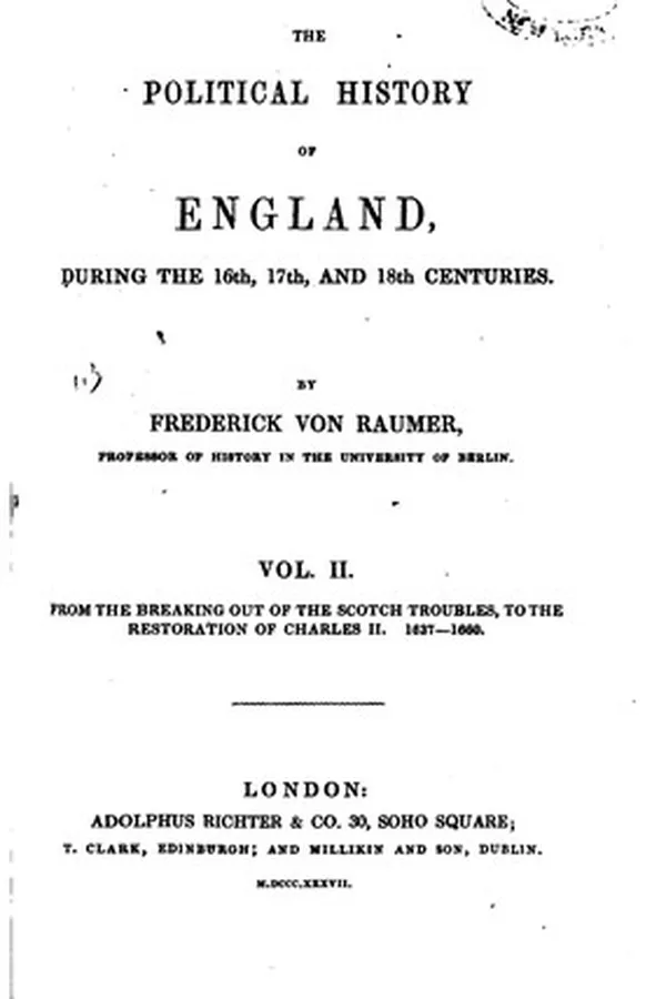 Capa de The Political History of England: During the 16th, 17th and 18th Centuries