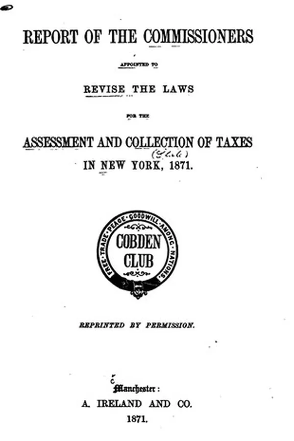 Capa de Report of the Commissioners Appointed by the Governor Under Authority of a ...