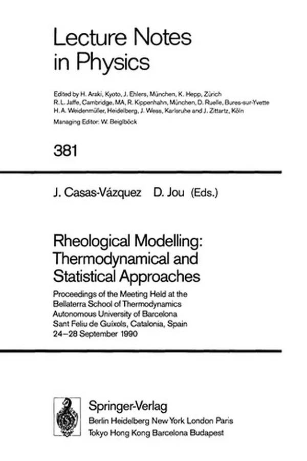 Capa de Rheological modelling