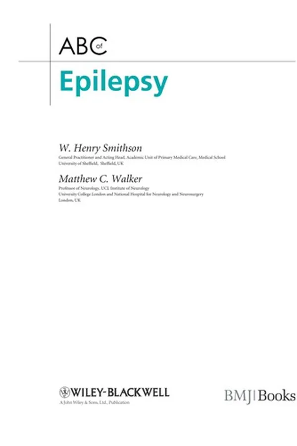 Capa de ABC of epilepsy